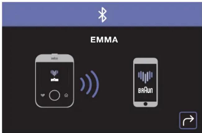 BRAUN ActivScan 9 BUA 7200 - Bluetooth pairing - 4