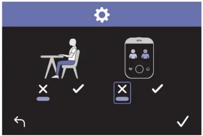 BRAUN ActivScan 9 BUA 7200 - Settings - 1