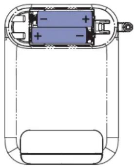 BRAUN ActivScan 9 BUA 7200 - De batterijenplaatsen/vervangen - 1