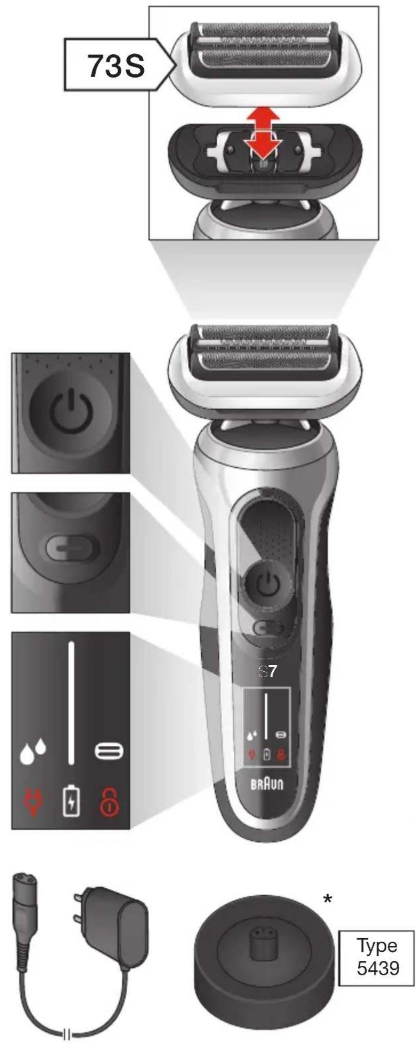 BRAUN Series 7 70N7200cc - Braun Infolines - 1