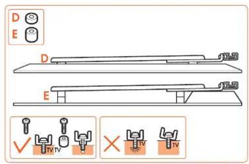 VOGELS SOUND 3550 - Important Before mounting the sound bar mount, first read the warnings at the back of the supplied parts list (separate card). - 9