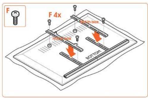 VOGELS SOUND 3550 - Important Before mounting the sound bar mount, first read the warnings at the back of the supplied parts list (separate card). - 10