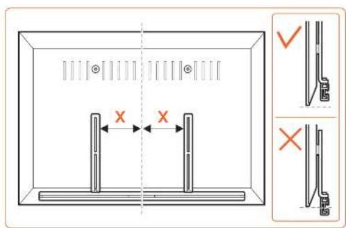 VOGELS SOUND 3550 - Important Before mounting the sound bar mount, first read the warnings at the back of the supplied parts list (separate card). - 7