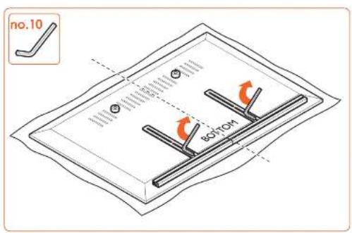 VOGELS SOUND 3550 - Important Before mounting the sound bar mount, first read the warnings at the back of the supplied parts list (separate card). - 8