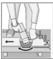 BOSCH GWS 24230 JZ Professional - osakeste ning ketta purunemisel kettalamellide eemalepaiskumise risk. - 1