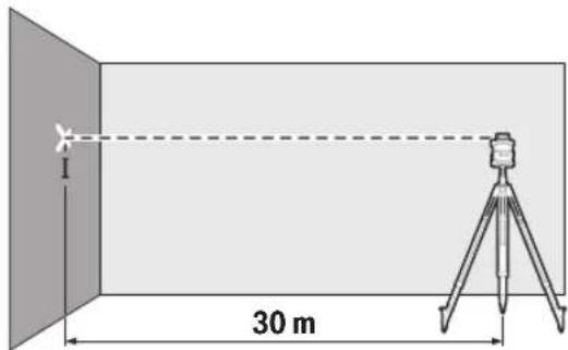 BOSCH GRL 650 CHVG Professional - Comprobar la precisión de nivelación en posición horizontal - 1