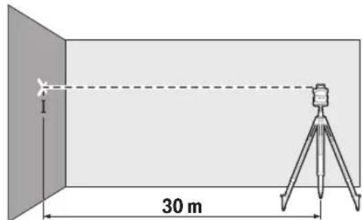 BOSCH GRL 650 CHVG Professional - Checking the levelling accuracy in a horizontal position - 1