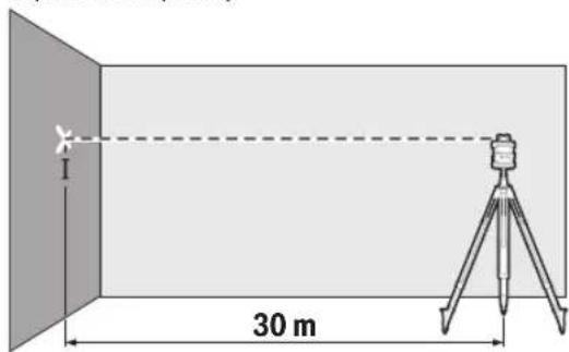 BOSCH GRL 650 CHVG Professional - Kontrola presnosti nivelace pri vodorovné poloze - 1