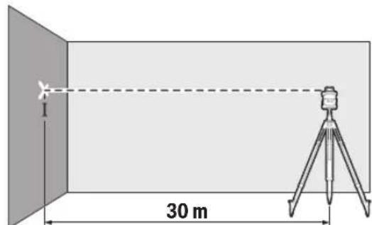 BOSCH GRL 650 CHVG Professional - Kontrola dokładności niwelacyjnej w pozycji poziomej - 1