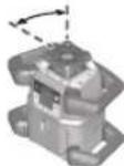BOSCH GRL 650 CHVG Professional - Λειτουργία περιστροφής - 1
