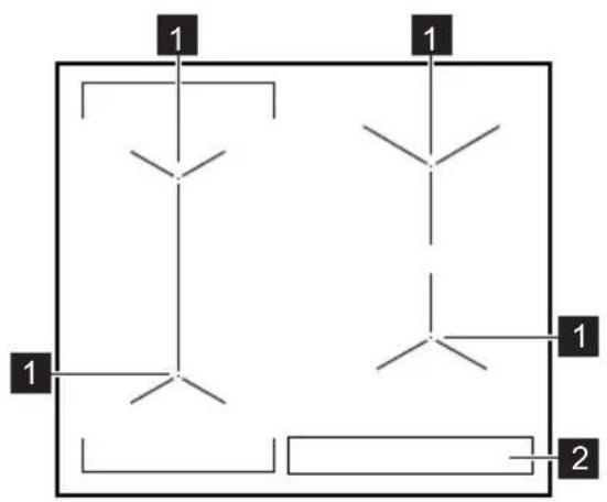 ELECTROLUX LIL63441 - Cooking surface layout - 1