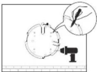 TP-LINK Omada EAP615Wall - ■ Option 2 : Montage en applique (mural) - 3