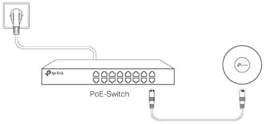 TP-LINK Omada EAP615Wall - ■ Strøm via PSE-enhed eller strømadapter - 1