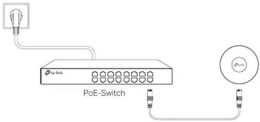 TP-LINK Omada EAP615Wall - ■ Versorgung mittels PSE-Gerät oder Spannungs-adapter - 1
