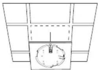 TP-LINK Omada EAP615Wall - ■ Option 1: Ceiling Mounting - 5