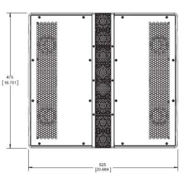 PRESONUS CDL12P - Dessins techniques avec cotes - 1