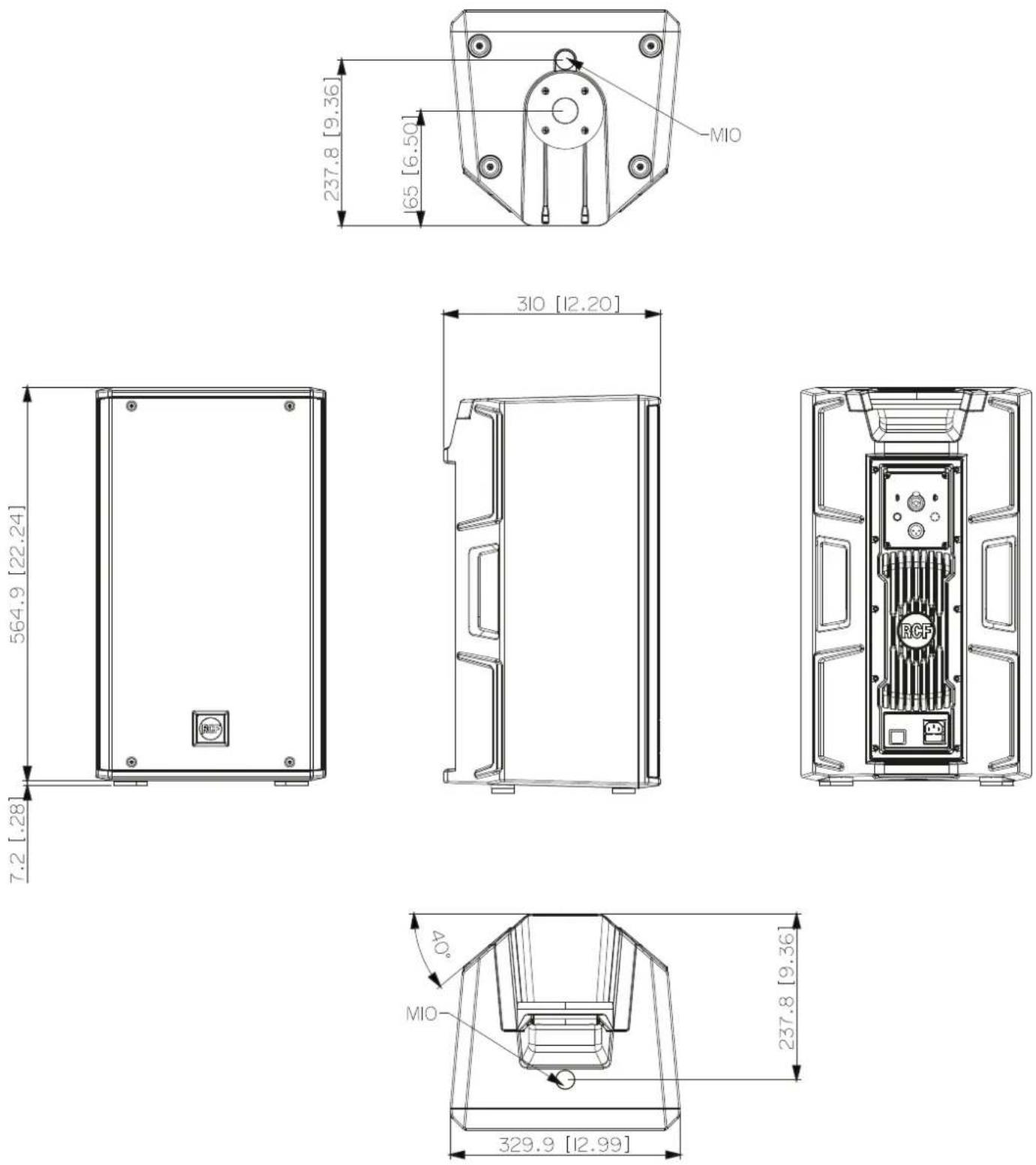 RCF ART 915A - RUIDO DE ZUMBIDO - 2
