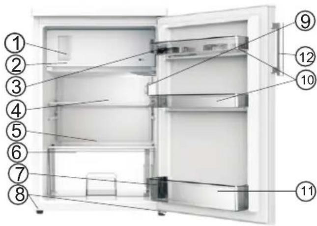 SIBIR KS 13010 E - Illustrazione dell'apparecchio - 1