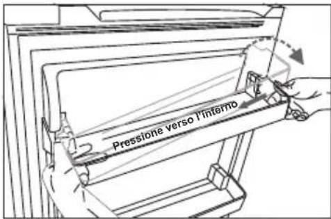 SIBIR KS 13010 E - Installare il supporto della porta - 1