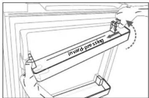 SIBIR KS 13010 E - Remove door rack - 1
