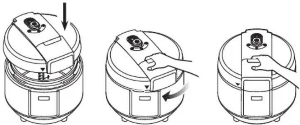 Starfrit 0246000020000 - FIG 5 Comment fermer le couvercle - 1