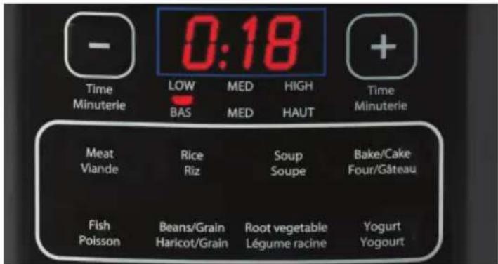 Starfrit 0246030010000 - FONCTION DE CUISSON PREPROGRAMMÉS - 1