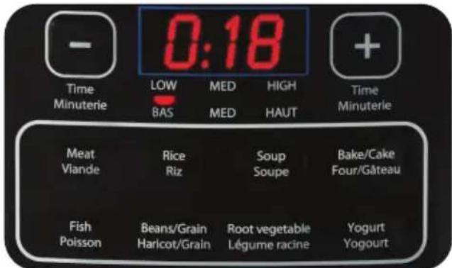 Starfrit 0246030010000 - PRESET COOKING FUNCTIONS - 1