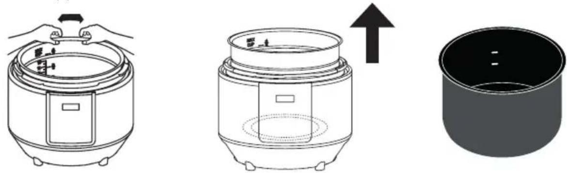 Starfrit 0246030010000 - 2 HOW TO REMOVE/REPLACE THE COOKING POT INSIDE THE BASE - 1