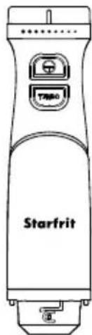 Starfrit 0242210020000 - WARNING: BLADES AND TIP OF THE FOOD PUSHER ARE SHARP, HANDLE WITH CARE. ALWAYS HANDLE THE SPIRALIZING BLADES BY THE SAFETY TAB. NEVER USE FINGER OR UTENSILS TO PUSH DOWN THE FOOD, ALWAYS USE THE FOOD PUSHER PROVIDED. - 2