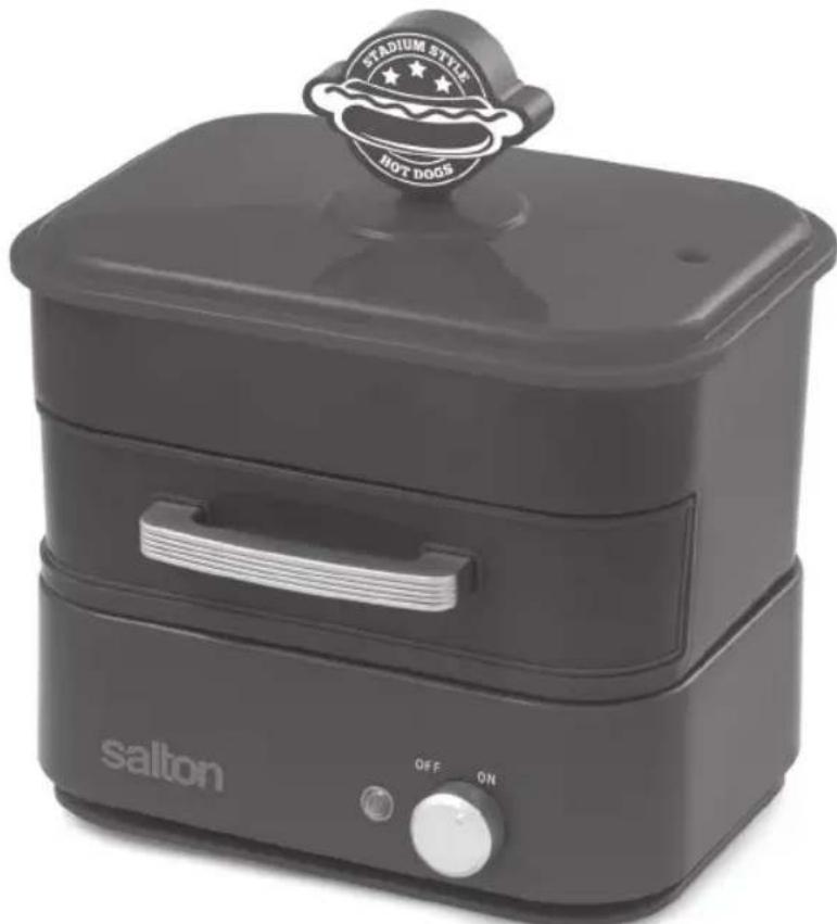 Salton Hot Dog Steamer HD1905 - 1