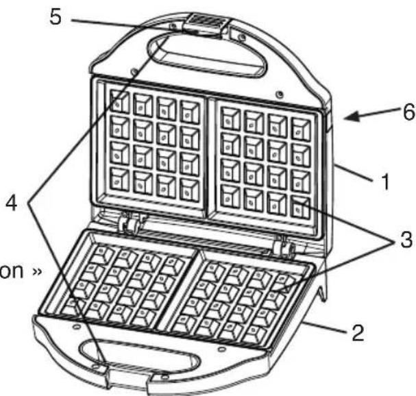 Salton WM1075 - DESCRIPTION DES PIECES - 1