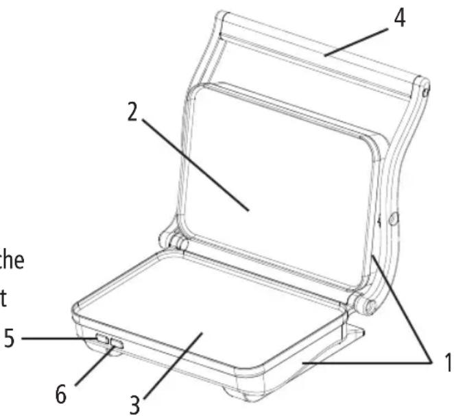 Salton TSG710 - DESCRIPTION DES PIECES - 1