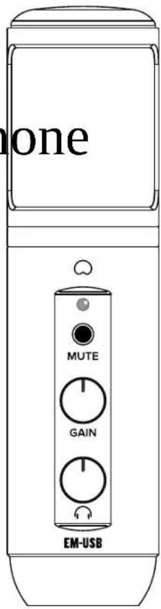 none MUTE GAIN EM-USB