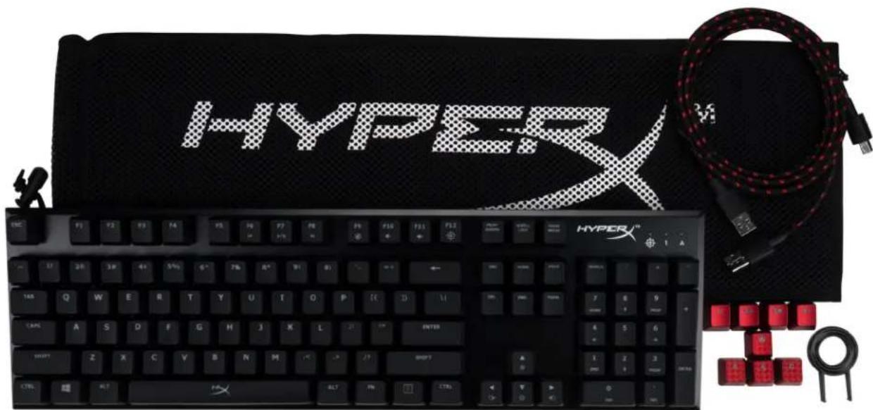 KINGSTON HyperX Alloy FPS - What's included: - 1