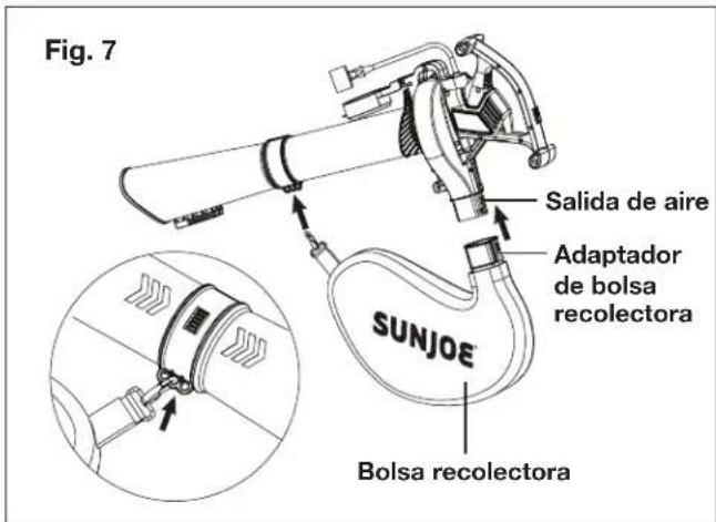 Sun Joe SBJ605E - Ensemblado como aspiradora + trituradora - 4