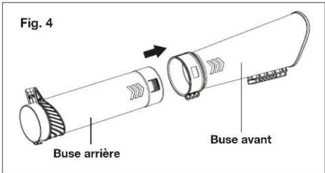 Sun Joe SBJ605E - Assemblage en mode aspirateur/broyeur - 1