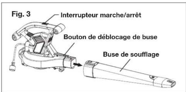 Sun Joe SBJ605E - Assemblage en mode souffleur - 3