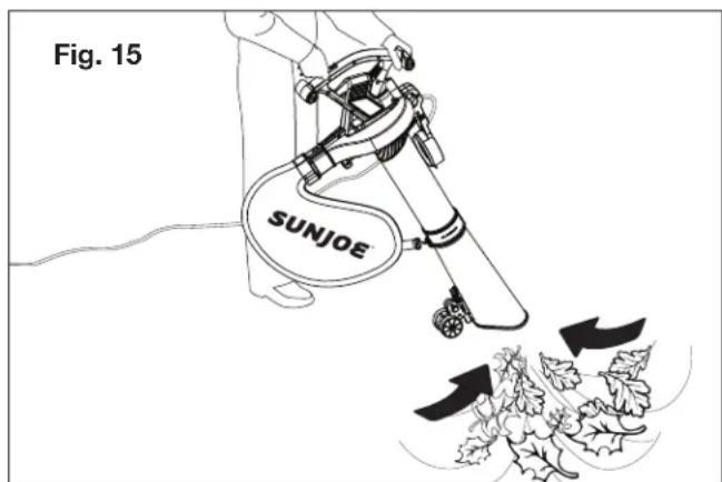 Sun Joe SBJ605E - Vacuum + Mulcher Mode - 1