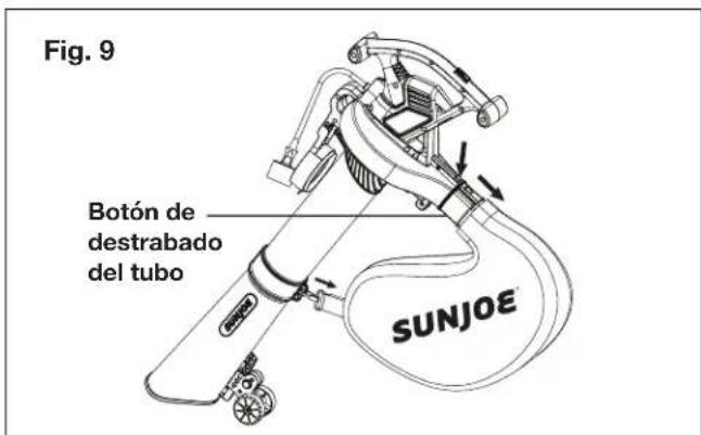 Sun Joe SBJ605E - Ensemblado como aspiradora + trituradora - 6