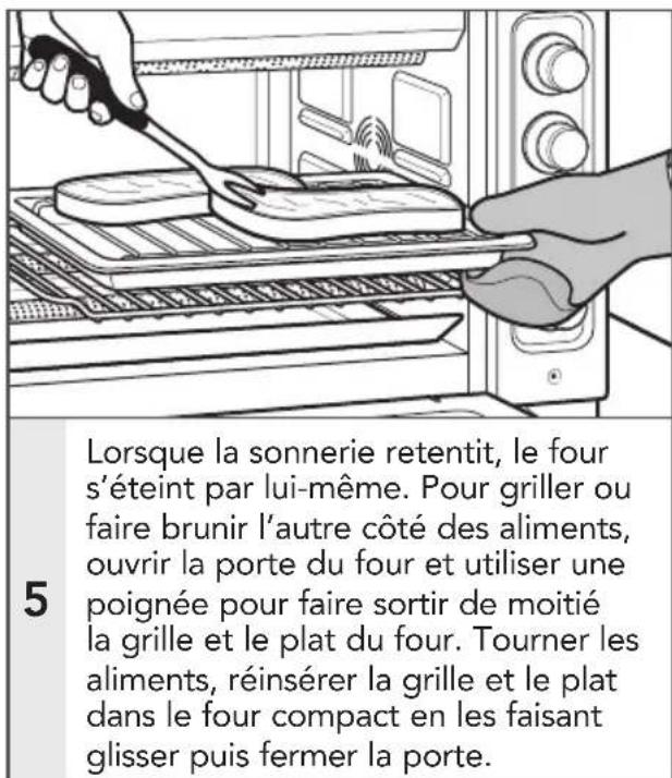KITCHENAID KCO253 - Utilisation du FOUR compact - 3
