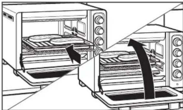 KITCHENAID KCO253 - Recommended Rack Positions: Top - 1