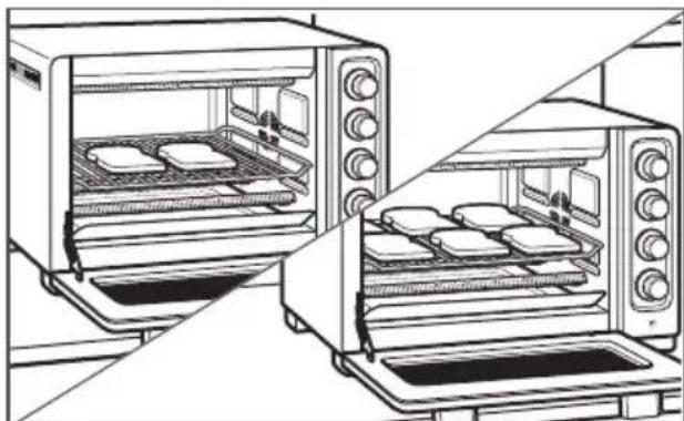 KITCHENAID KCO253 - Utilisation du FOUR compact - 1