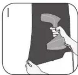 BLACK & DECKER HGS200 - USING THE HANDHELD STEAMER - 4