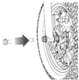 RAZOR Blade 15 - □ Installer la roue avant - 3