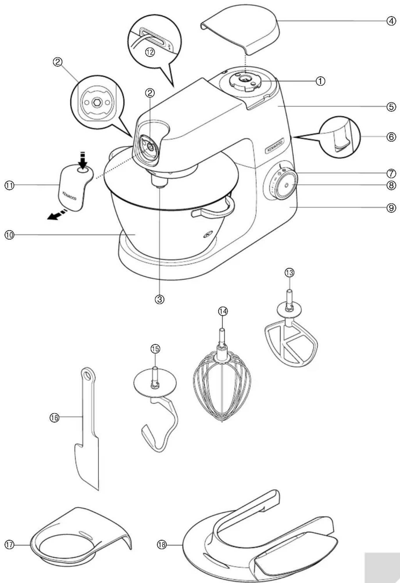 KENWOOD Chef XL Sense KVL6020T - 2