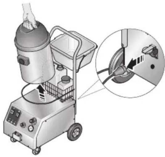 Reliable Tandem Pro 2000CV - CLEANING/EMPTYING THE VACUUM CLEANER - 1