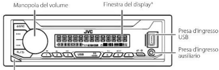 JVC KDX176 - Frontalino - 1