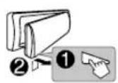 JVC KDX176 - Painel frontal - 3
