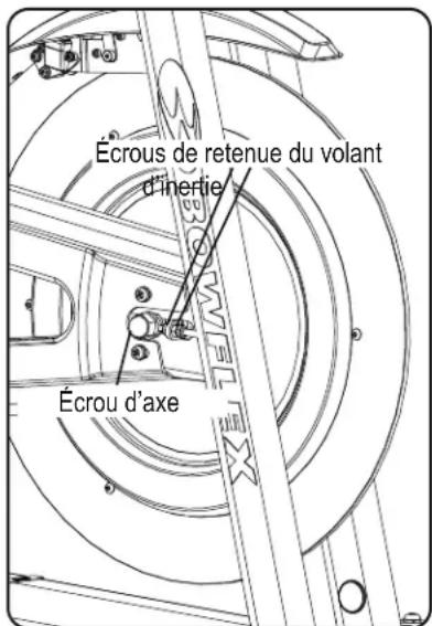 BOWFLEX C7 - Réglage de la tension de la courroie d'entrainment - 1