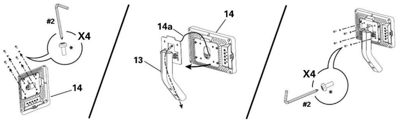 BOWFLEX C7 - Fixez la console au mât de console régiable - 1